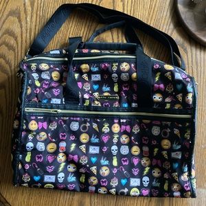 Betsey Johnson Emoji Duffle